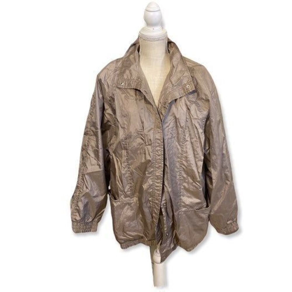 Vintage Haband Champagne Windbreaker Sz 2X